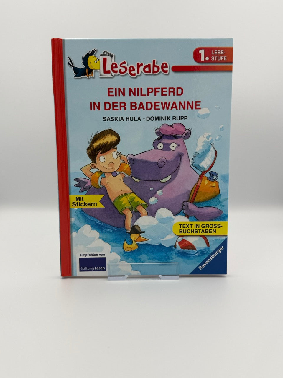 Leserabe 1. Lesestufe - Ein Nilpferd in der Badewanne