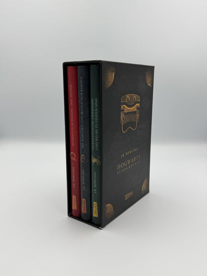 Hogwarts-Schulbücher-Schuber, drei Bände