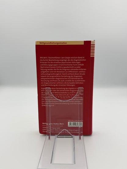 Taschenführer zur ICD-10-Klassifikation psychischer Störungen
