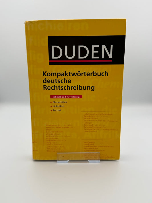 Duden - Kompaktwörterbuch deutsche Rechtschreibung (B-Ware)